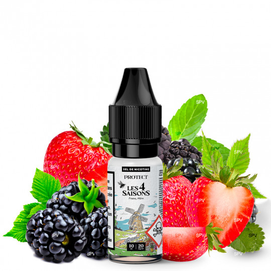 Fraise Mûre (Sels de nicotine) - Printemps - Les 4 Saisons by Protect | 10 ml