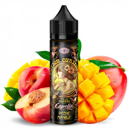 E-liquide Pêche Mangue (arômes Capella) - Potions Curieuses by Curieux | 50 ml - Swiss ProVape