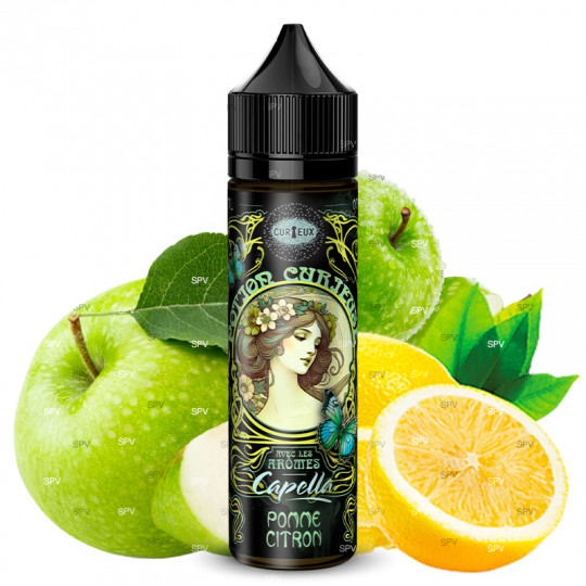 Pomme Citron (arômes Capella) - Potion Curieuse by Curieux | 50 ml in 70 ml