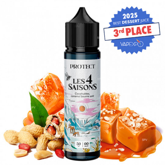 Peanuts Salted Butter Caramel - Winter - Les 4 Saisons by Protect | 50 ml in 75 ml