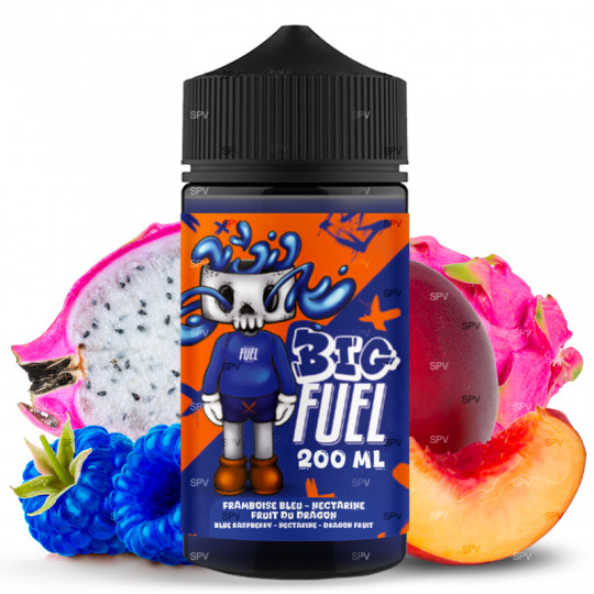 Blaue Himbeere Nektarine Drachenfrucht - Big Fuel by Maison Fuel | 200 ml