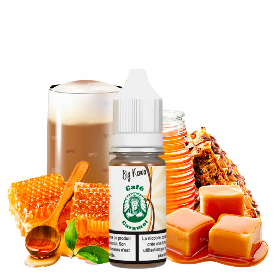 Big Kawa Café Caramel - Sels de Nicotine - Big Kawa by Liquidelab | 10 ml