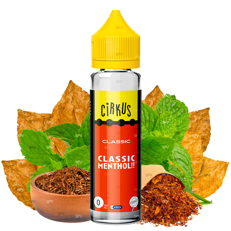 Classic Menthol - Cirkus Authentic - VDLV | 50 ml in 70 ml