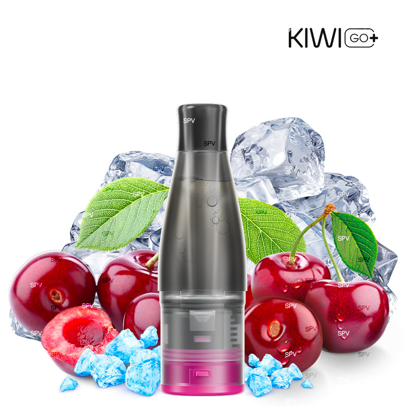 Kartuschen Kiwi Go Plus - Cherry Ice - Kiwi Vapor | 2er-Pack