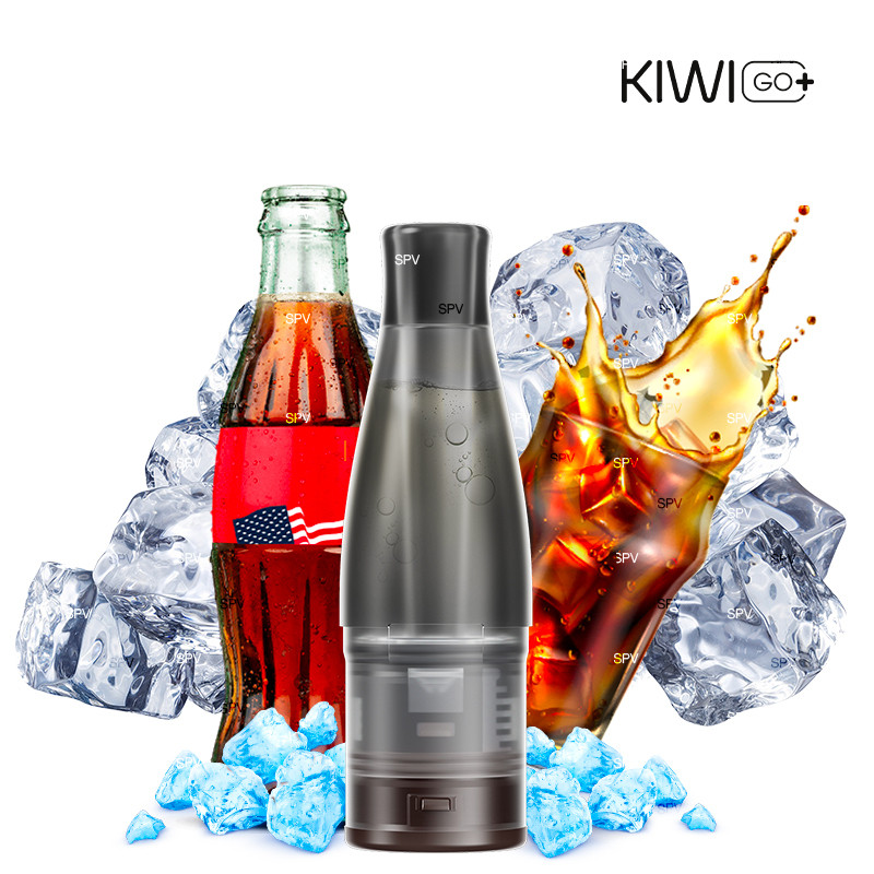 Kartuschen Kiwi Go Plus - Cola Ice - Kiwi Vapor | 2er-Pack