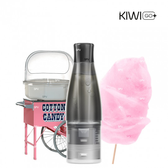 Kartuschen Kiwi Go Plus - Cotton Candy - Kiwi Vapor | 2er-Pack