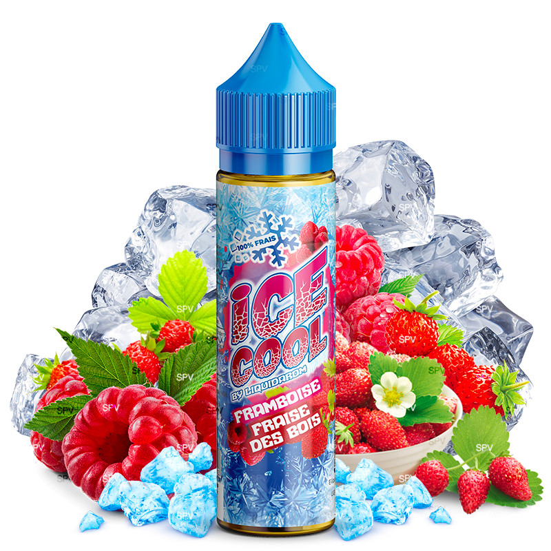 Framboise Fraise des Bois - Ice Cool by LiquidArom | 50 ml in 75 ml