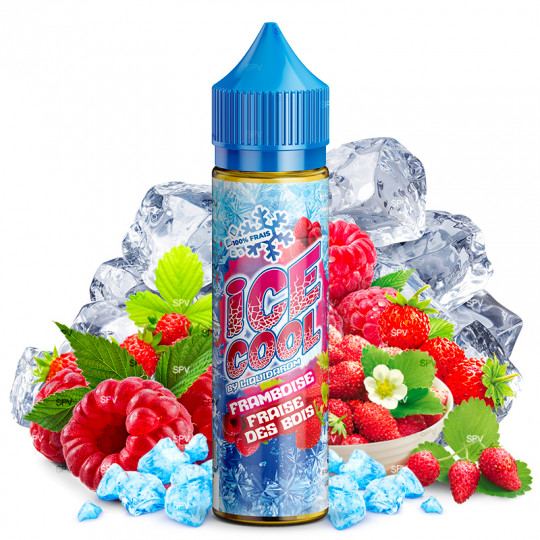 Himbeere Walderdbeere - Ice Cool by LiquidArom | 50 ml in 75 ml