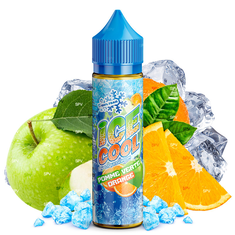 Pomme Verte Orange - Ice Cool by LiquidArom | 50 ml in 75 ml
