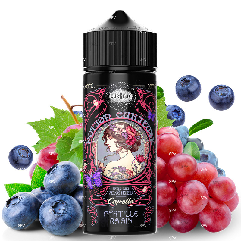 Blueberry Grape (Capella Aromas)  - Potion Curieuse by Curieux | 100 ml in 120 ml