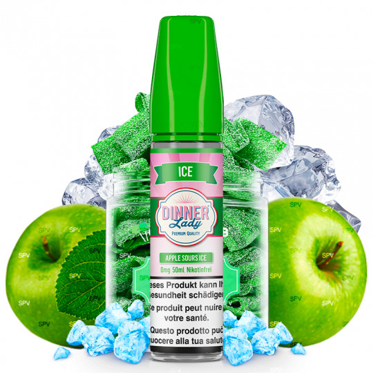 Apple Sours - Ice - Dinner Lady | 50 ml in 60 ml