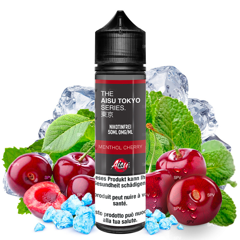 E-liquide Cherry Menthol - Aisu Tokyo Series by Zap! Juice | 50 ml