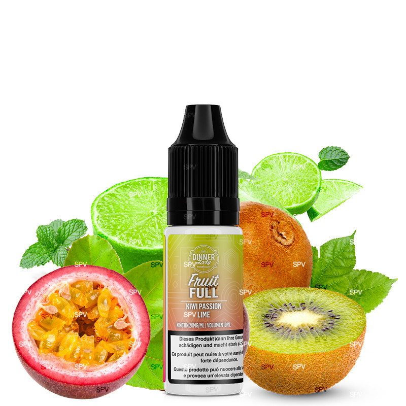 Kiwi Passion Lime - Nikotinsalze - Fruit Full by Dinner Lady | 10 ml