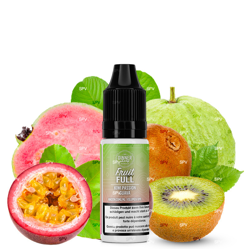 Kiwi Passion Guava - Nikotinsalze - Fruit Full by Dinner Lady | 10 ml