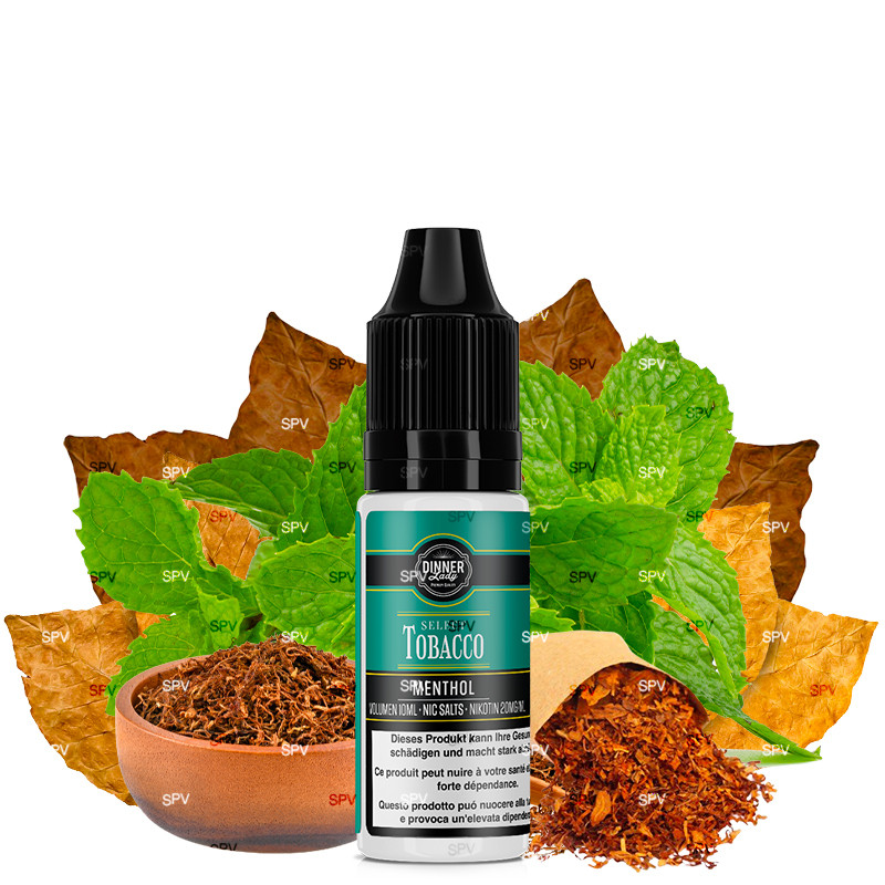 Menthol - Nicotine Salts - Select Tobacco by Dinner Lady | 10 ml
