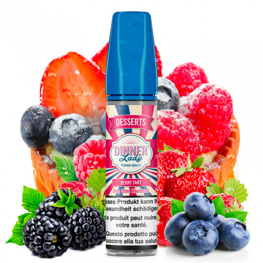 E-liquid Berry Tart - Shortfill format - Dinner Lady | 50ml