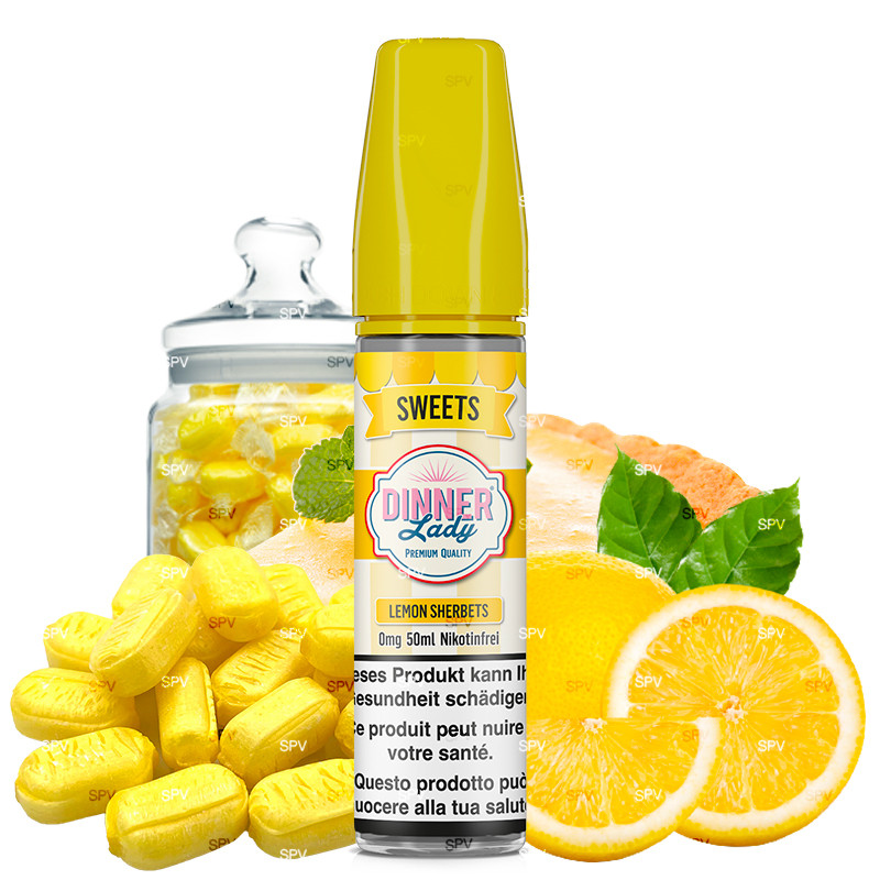 Lemon Sherbets - Sweets - Dinner Lady | 50 ml in 60 ml
