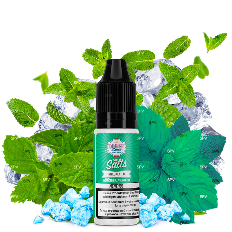 Triple Menthol - Nicotine Salts - Dinner Lady | 10 ml