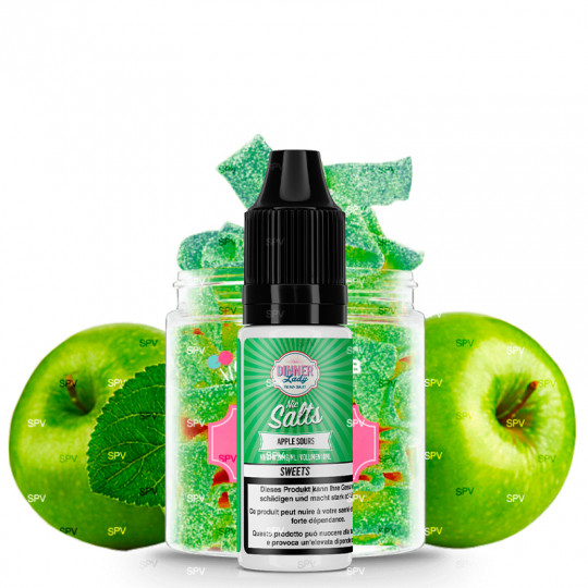Apple Sours - Nicotine Salts - Dinner Lady | 10 ml