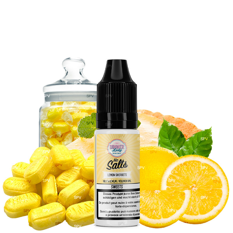 Lemon Sherbets - Sels de nicotine - Dinner Lady | 10 ml