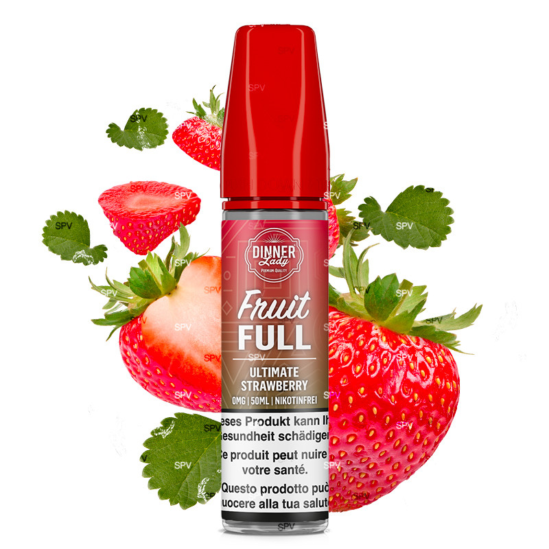 Ultimate Strawberry - Fruit Full by Dinner Lady | 50 ml in 60 ml