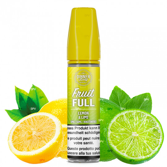 Lemon & Lime - Fruit Full by Dinner Lady | 50 ml in 60 ml