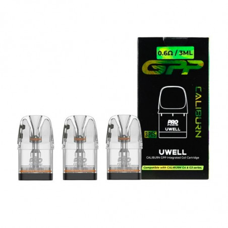 Kartuschen Caliburn GPP G3/G4 - Uwell | 3er Pack