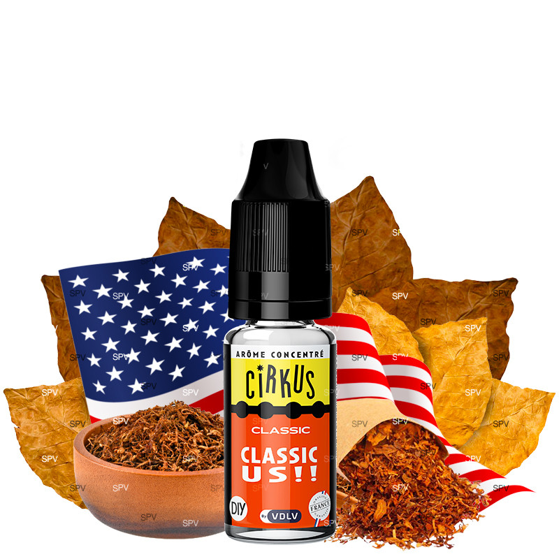 DIY Aroma-Konzentrat Classic US ( Blonder Tabak) - Cirkus Authentic - VDLV | 10 ml