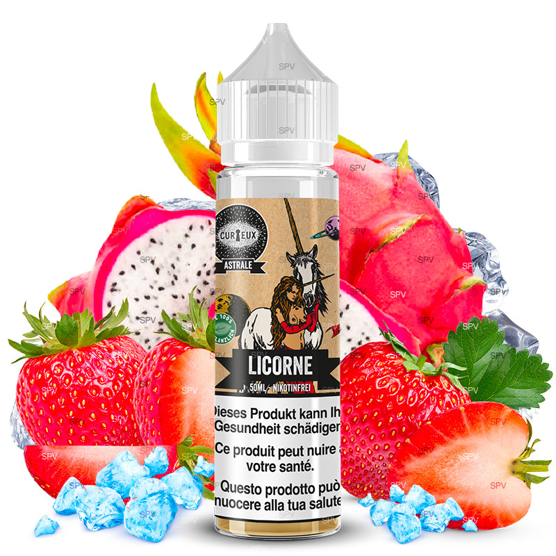 E-Liquid Licorne - Shortfill Format - Édition Astrale by Curieux | 50ml
