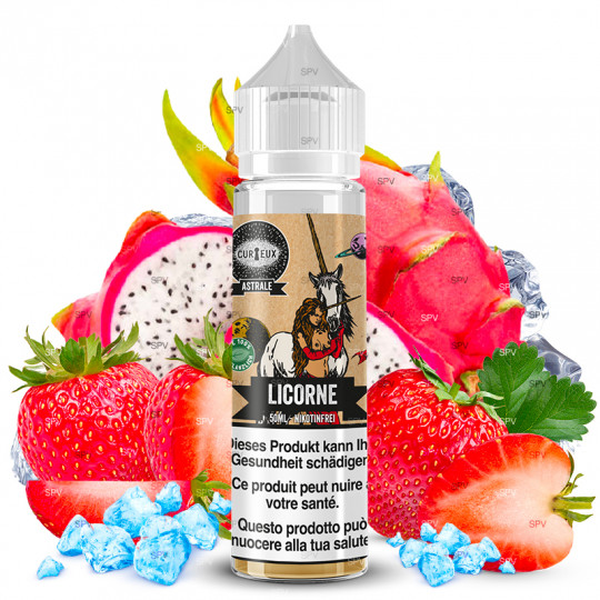 E-Liquide Licorne - Shortfill Format - Édition Astrale by Curieux | 50ml