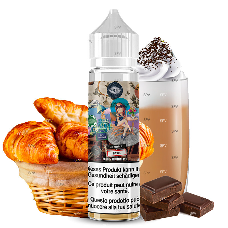 E-Liquid Un Matin À Paris - Édition Hexagone by Curieux | 50ml "Shortfill 70ml"
