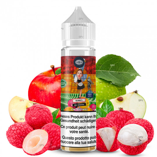 E-Liquid Rennes des Reinettes - Édition Hexagone by Curieux | 50ml "Shortfill 70ml"