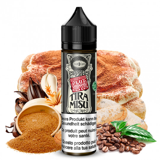 E-Liquid Tiramisu - Édition Dessert by Curieux | 50ml "Shortfill 70ml"