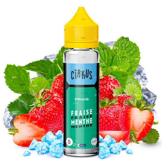 Fraise Menthe - Cirkus Authentic - VDLV | 50 ml in 70 ml