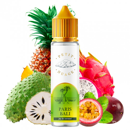 Paris Bali (Corossol, Drachenfrucht, Ananas & Maracuja) - Petit Nuage | 50 ml in 70 ml