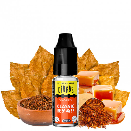 E-Liquid Classic RY4 - Nicotine Salts - CirKus by VDLV | 10ml
