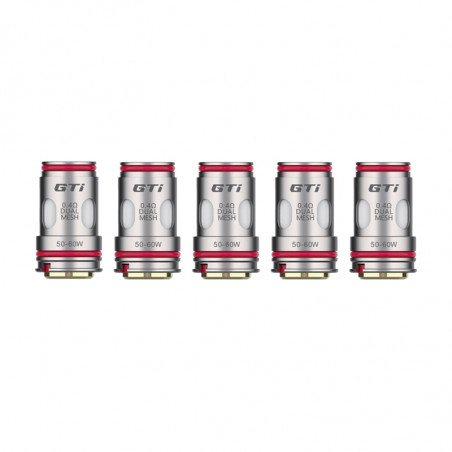 Résistances GTi Dual Mesh - Vaporesso | Pack x5