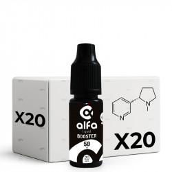 Pack x20 Booster nicotine 20mg/ml (50%PG / 50%VG) - Alfaliquid | 10 ml - Swiss ProVape
