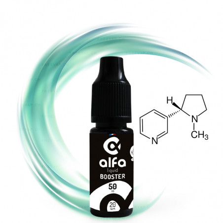 Pack x20 Booster nicotine 20mg/ml (50%PG / 50%VG) - Alfaliquid | 10 ml