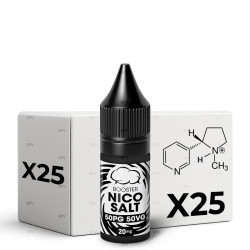 Pack x25 Booster NicoSalt 20mg/ml (50%PG / 50%VG) - Eliquid France | 10ml - Swiss ProVape