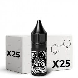 Pack x25 Booster NicoPulse 20mg/ml (30%PG / 70%VG) - Eliquid France | 10ml - Swiss ProVape