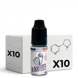 x10 Nikotin-Shot Ice 20mg "Le Booster Français" by VDLV (50%PG / 50%VG) | 10ml - Swiss ProVape