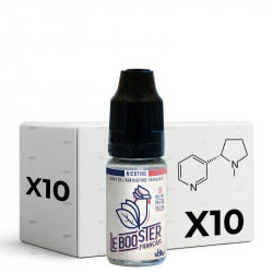 Pack x10 Booster nicotine 20mg "Le Booster Français" by VDLV (70%PG / 30%VG) | 10ml - Swiss ProVape