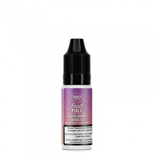 Blackcurrant Orange Ice - Nicotine Salts - Fruit Full by Dinner Lady | 10ml