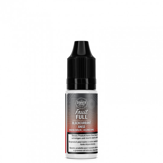 Blackcurrant Anise - Sels de nicotine - Fruit Full by Dinner Lady | 10 ml