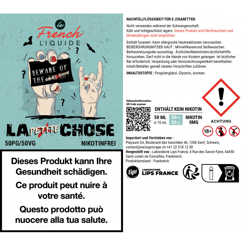 E-Liquid La Petite Chose - Shortfill Format - Le French Liquide | 50ml