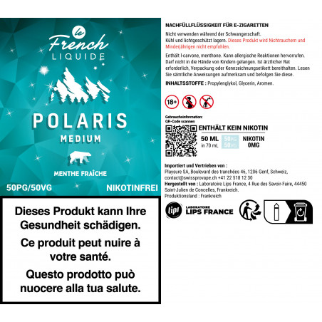 E-Liquide Polaris - Shortfill Format - Le French Liquide | 50ml