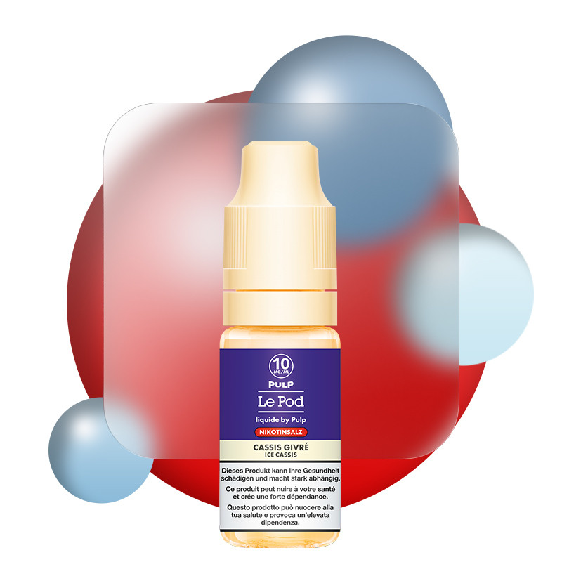 Cassis Givré - Sels de nicotine - Le POD by Pulp | 10 ml