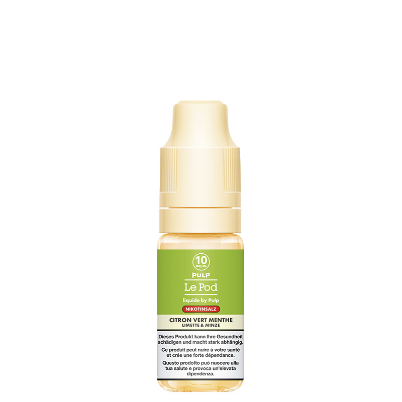 Citron Vert Menthe (Limette & Grüne Minze) - Nikotinsalz - Le POD by Pulp | 10 ml