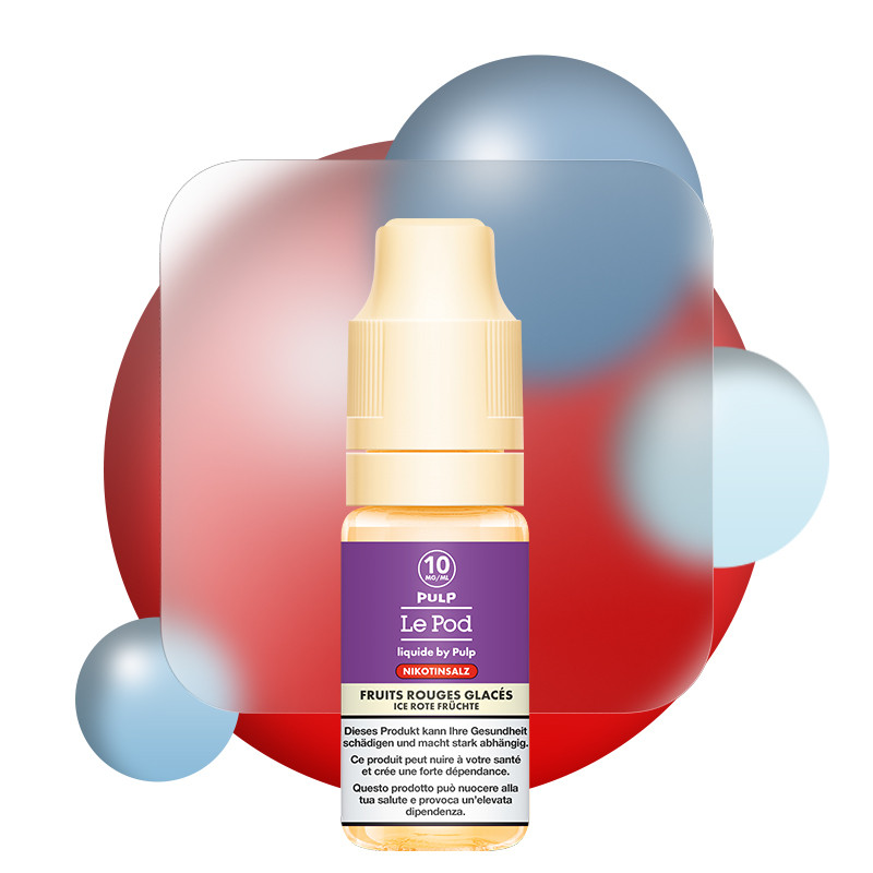 Fruits Rouges Glacés - Sels de nicotine - Le POD by Pulp | 10 ml